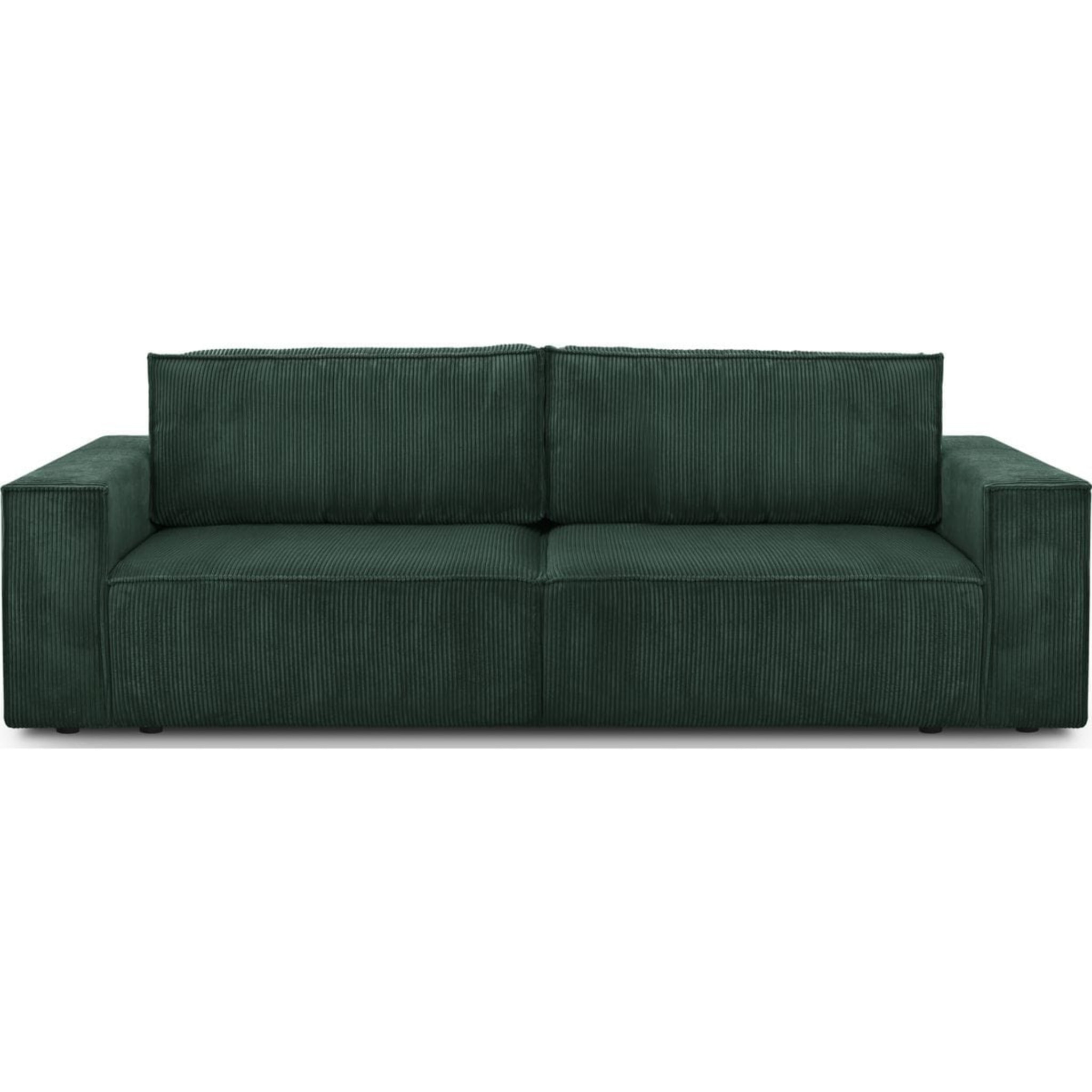 Canapé convertible 3 places en velours côtelé - HARPER