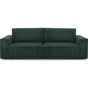 Canapé convertible 3 places en velours côtelé - HARPER