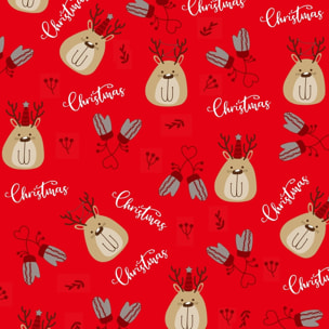 CASSESE HOME Tovaglia in PVC Breccia Con Bordino Decoro Natale – Antimacchia, Pratica e Decorativa Made in Italy_Dec.M