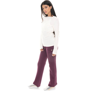 T-shirt donna a manica lunga con stampa Leone 1947 Never Without