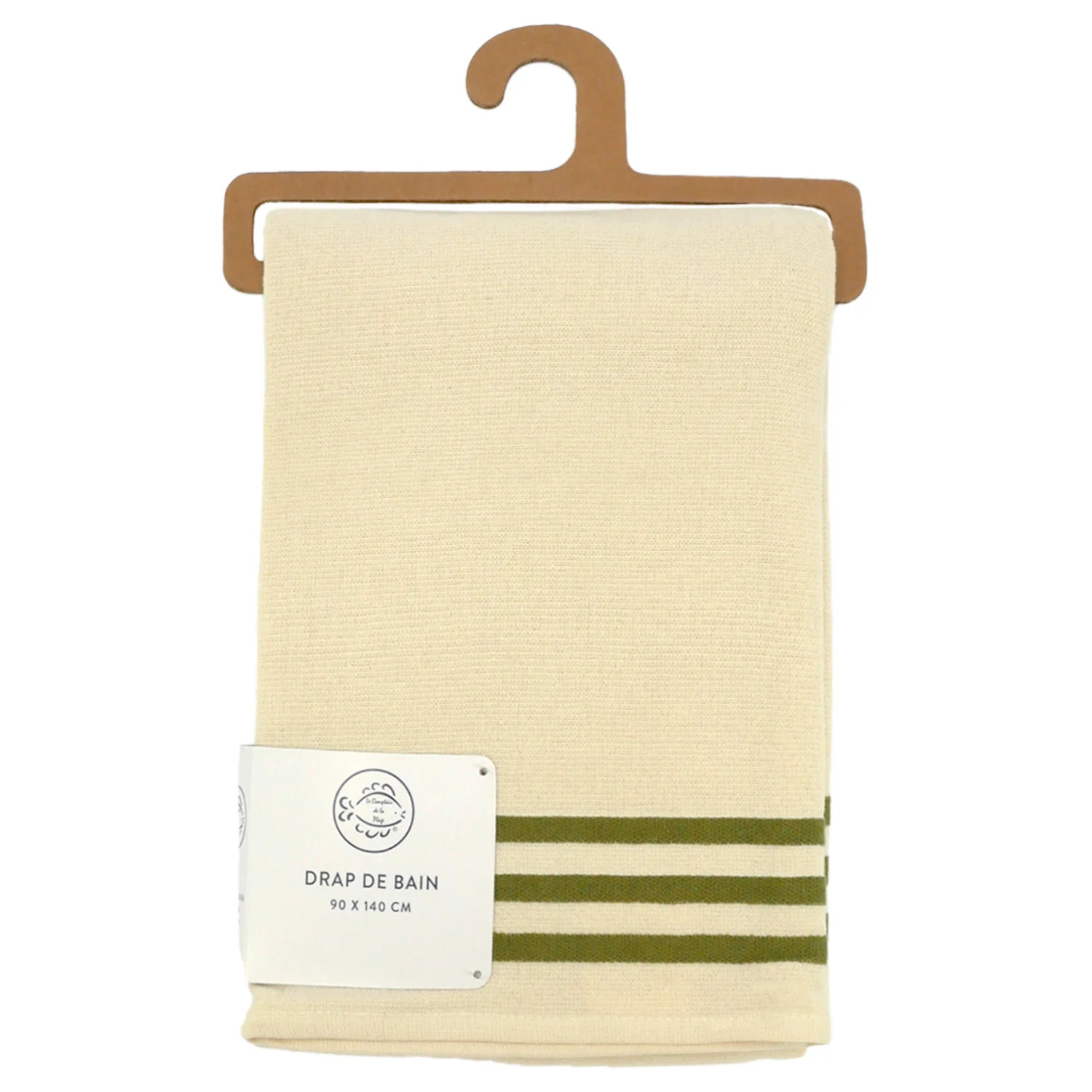 Serviette de bain 90x140cm 300g/m² - Miami vert olive