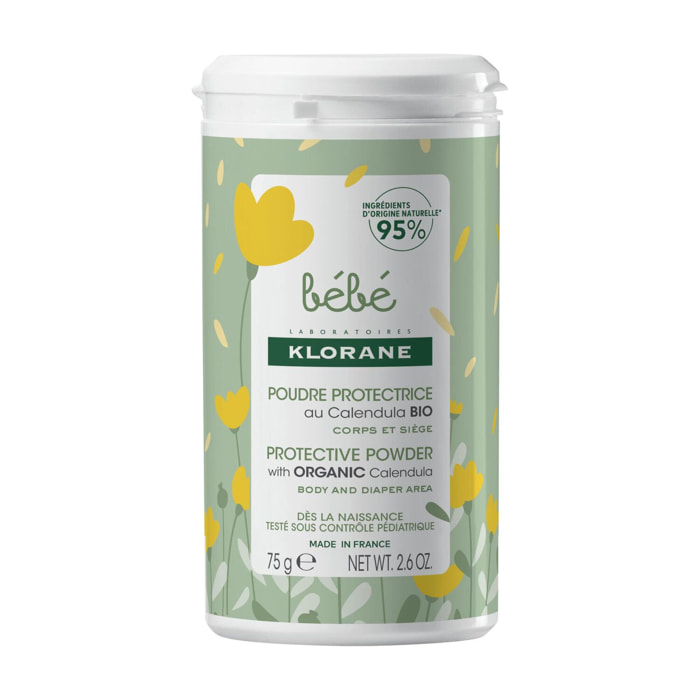 Calendula Bio Bébé - Poudre de Toilette 75g