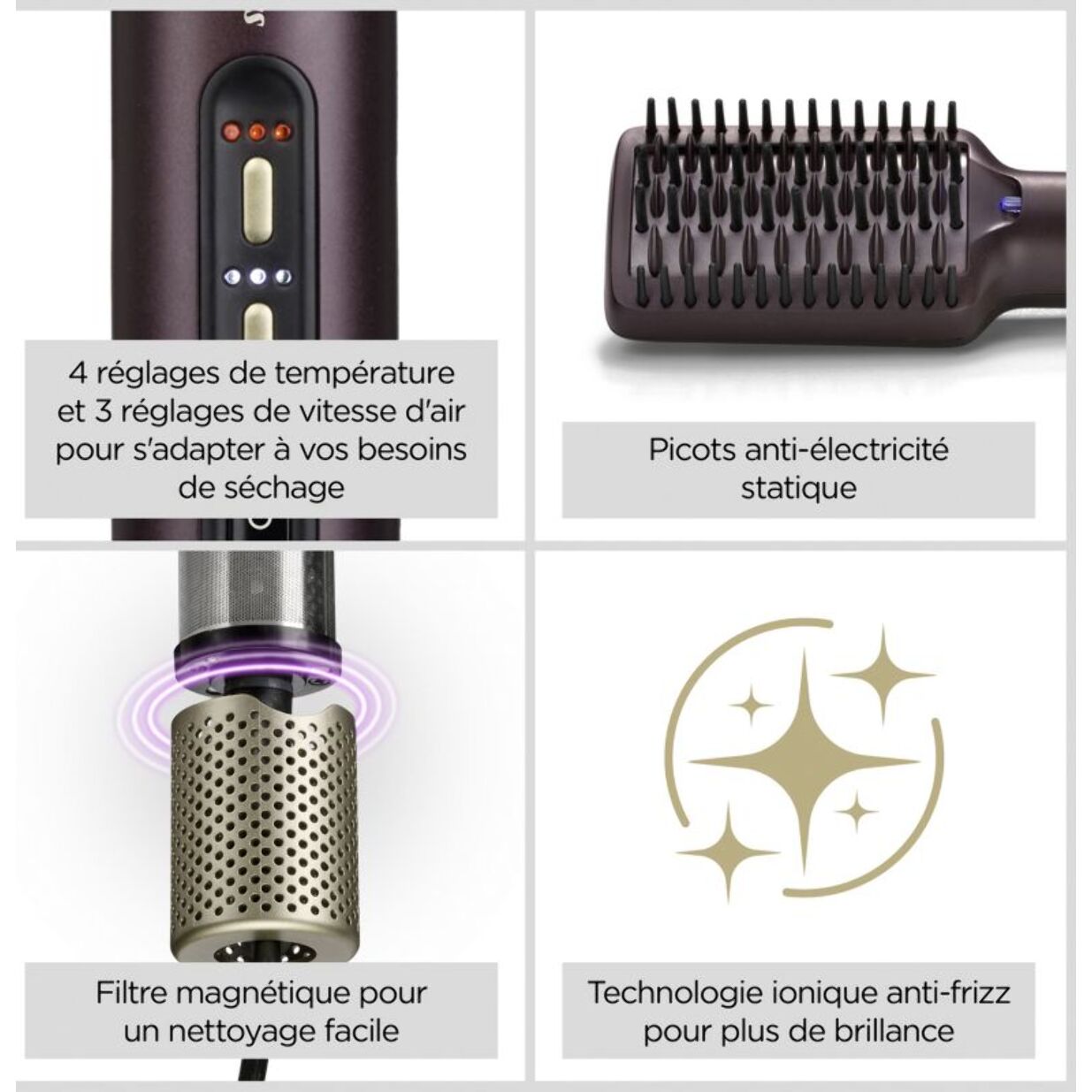 Brosse lissante BABYLISS Air Power Smooth AS6400E