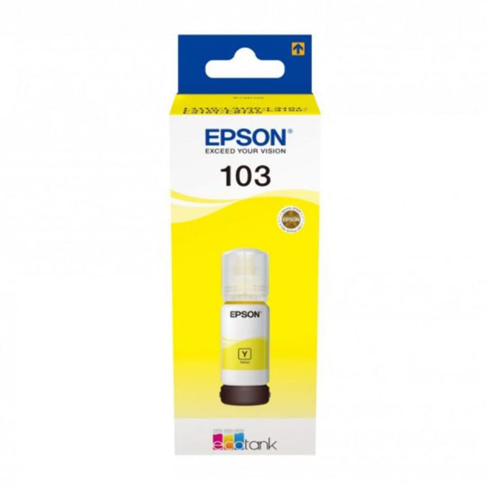 Cartouche d'encre EPSON Bouteille d'Encre Ecotank 103 Jaune (Yellow) - C13T00S44A