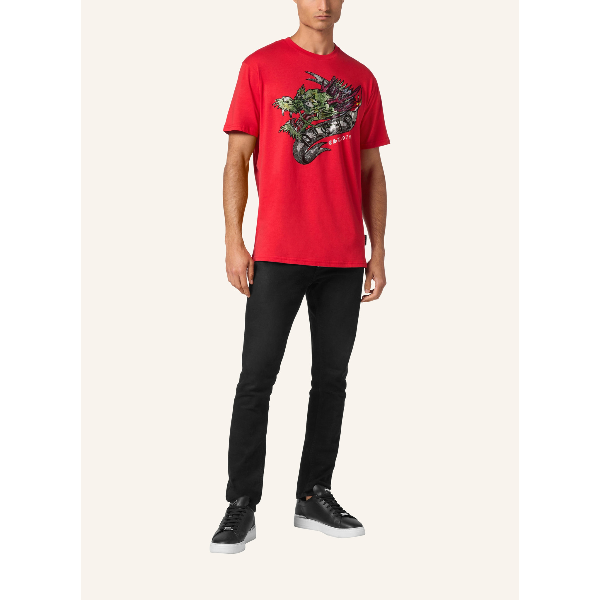 PHILIPP PLEIN Camiseta Cuello Redondo TATTOO