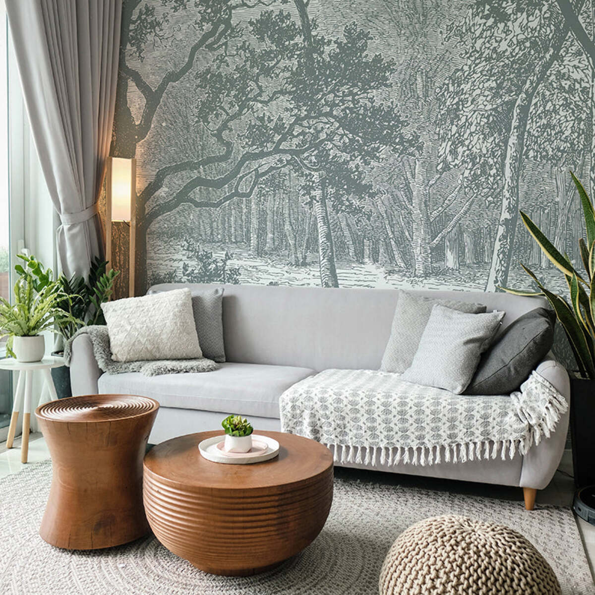 Papier peint panoramique Brocéliande
