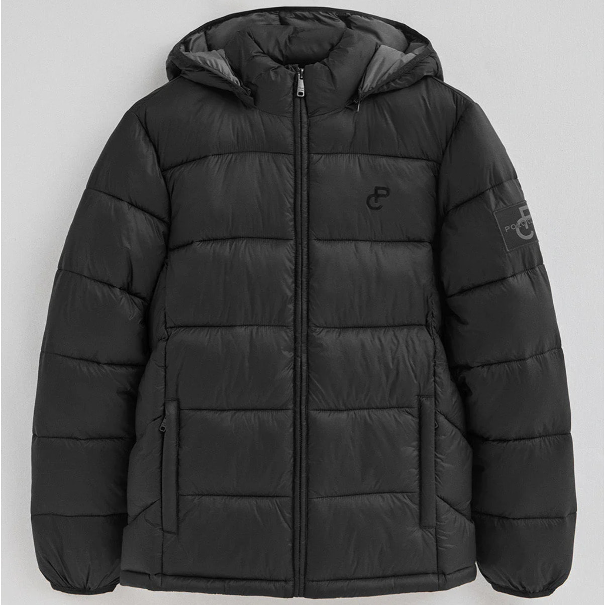 Chaqueta Ciro negro con logo Polo Club