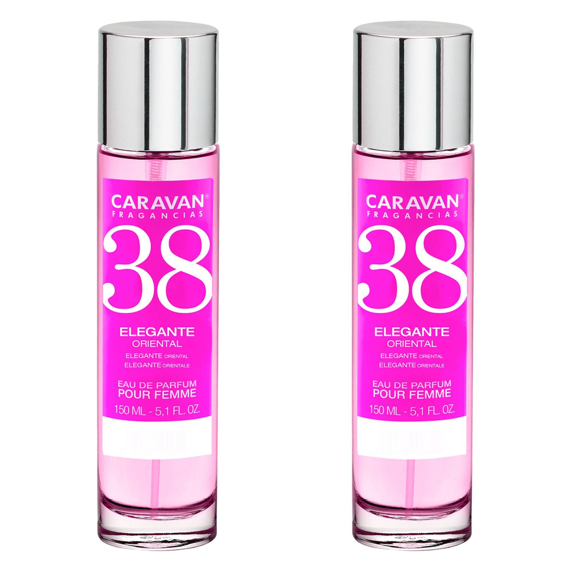 Caravan fragancias - caja de regalo con 2 perfumes nº38 de 150 ml, para mujer