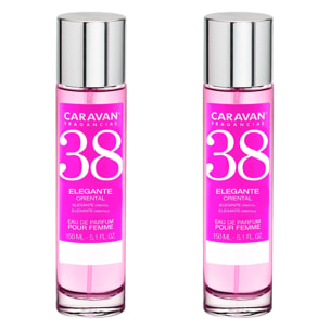 Caravan fragancias - caja de regalo con 2 perfumes nº38 de 150 ml, para mujer