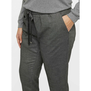 Fiorella Rubino - Pantaloni joggers in lurex - Nero