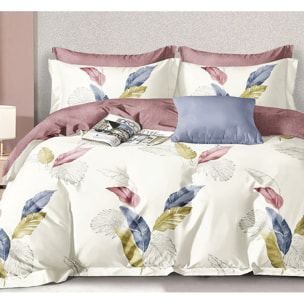 Parure housse de couette en polycoton - Plumalys