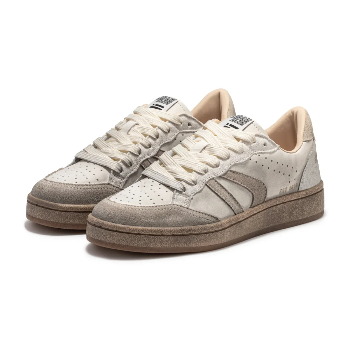 Zapatillas Unisex Play D en Blanco y Gris D.Franklin