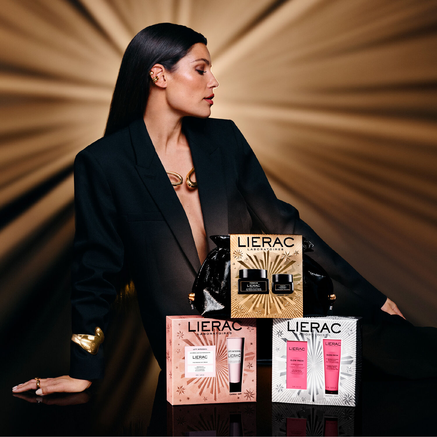 Premium - Coffret Le Sérum Absolu 30 ml + La crème Regard 20 ml + Trousse