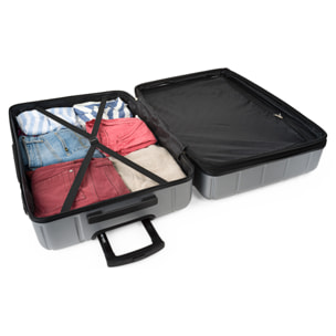 Maleta Abs Grande Dkny Dkny-911 Side Tracked Plata