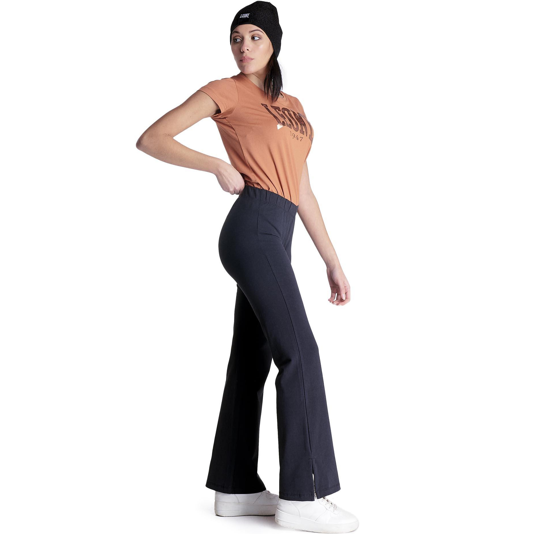 Pantalón polar de mujer ActiveZone tobillo ancho