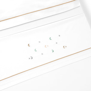 Triptico Minicuna Estrella Luna Multicolor Bco/Beig