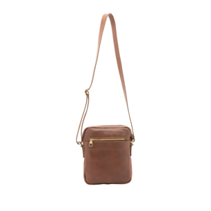 Borsa a tracolla  da uomo In Vera pelle Made in Italy 24x20x4 cm