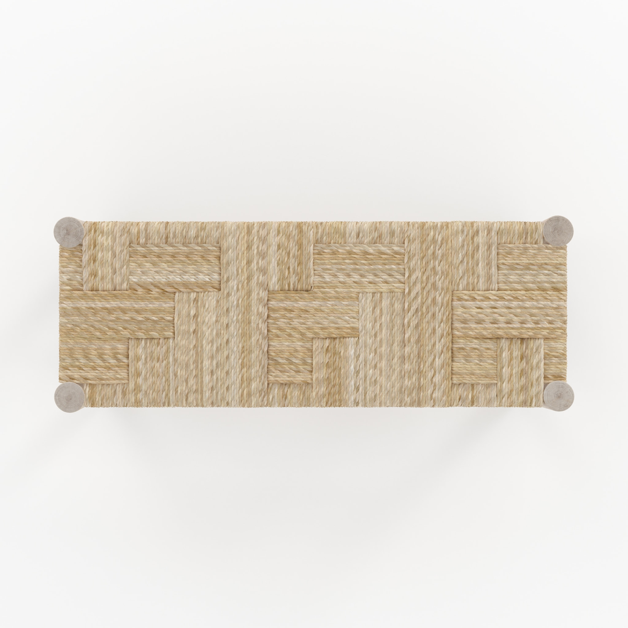 Banc 2 places en branche de teck - Popa