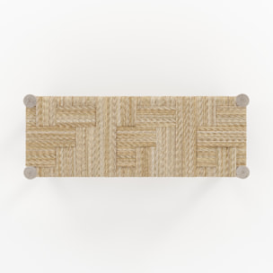 Banc 2 places en branche de teck - Popa