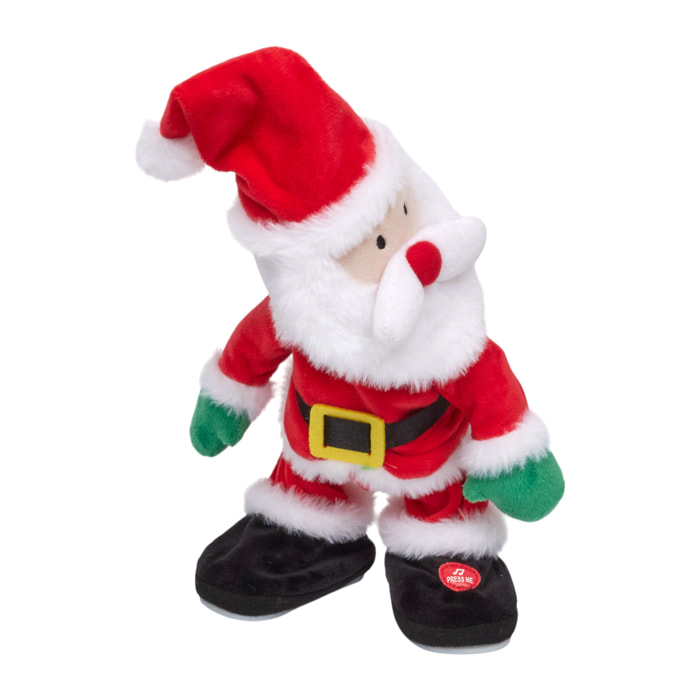 Peluche - JEUX 2 MOMES - Chanteur - Rouge et Blanc