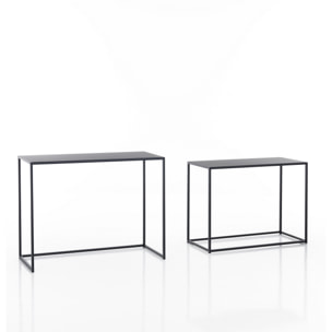 Tomasucci Table console double THIN Multicolore