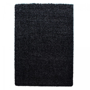 Tapis poils longs shaggy tissé motif uni ZASIVE