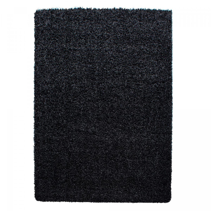 Tapis poils longs shaggy tissé motif uni ZASIVE