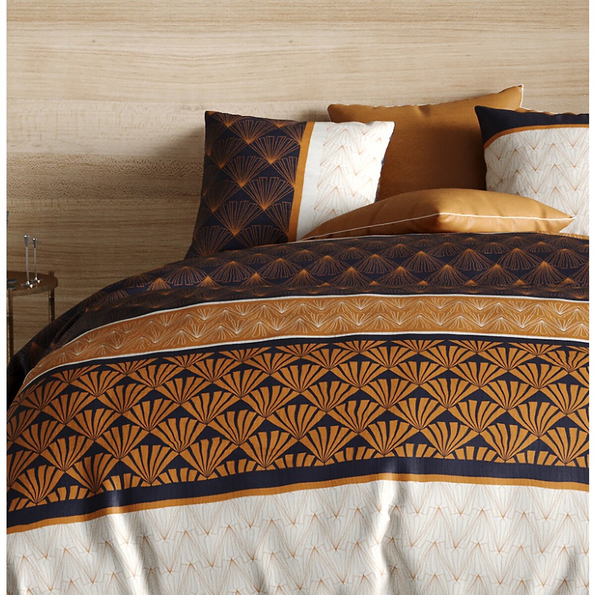 Parure Housse De Couette 3pcs 100% Coton 57 Fils Toffee