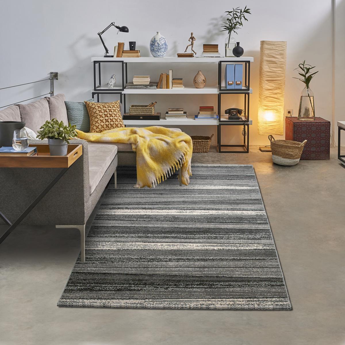 Tapis salon et chambre tissé motif simple CEPE