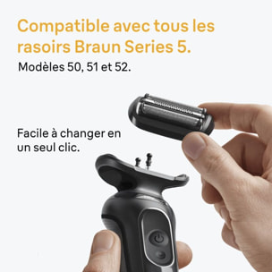 Tête de rasoir BRAUN pour Series 5 - tête de rasoir 54B