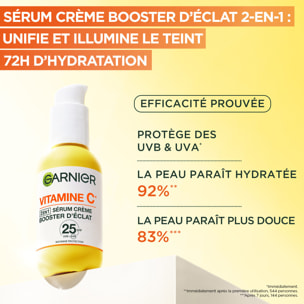 Garnier SkinActive Vitamine C Sérum Crème 2en1 Booster d'éclat