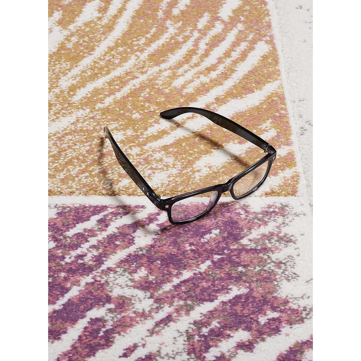 Petit tapis enfant motif trait de crayon pastel