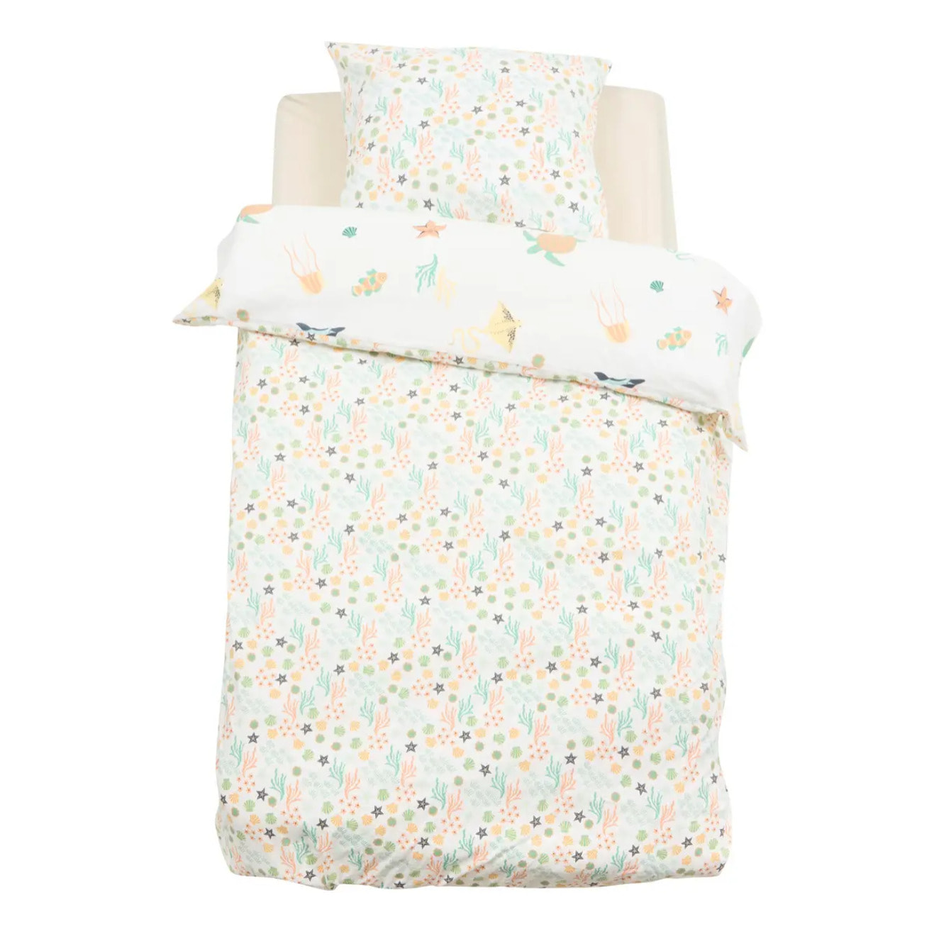 Parure de Lit Enfant Orta Coton 140x200 cm Animaux Marins