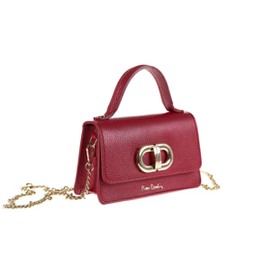 Borsa a mano da donna Made in Italy - Modello Aurélia Nova - 100% pelle - 19.5 x 10.0 x 7.0 cm