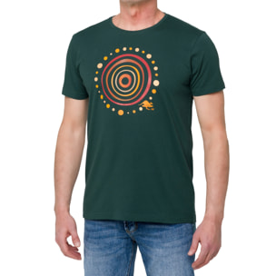 T-shirt ABORIGINAL 100% cotone verde