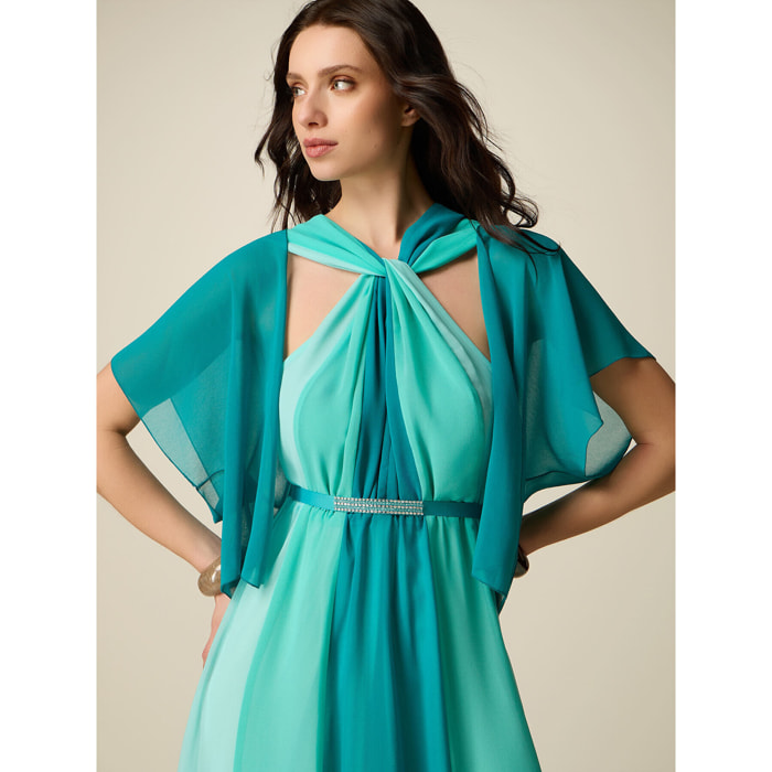 Oltre - Coprispalle in georgette - Ottanio