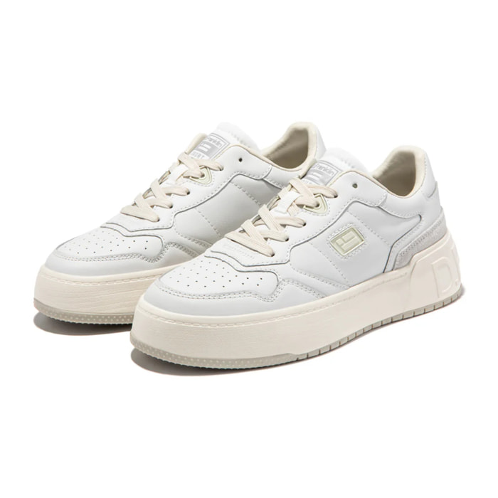 Zapatillas Deportivas Piel Court Basic Leather Blanco D.Franklin