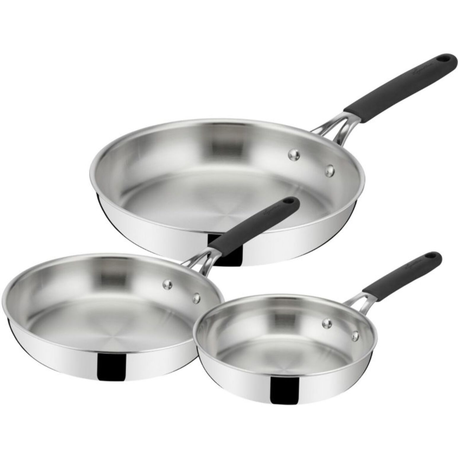 Batterie de cuisine LAGOSTINA 3 poeles Esperta Triply 20/24/28cm