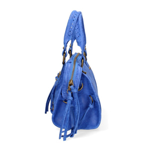 Borsa a spalla da donna - Modello Erisia - Vera pelle - 25.0 x 15.0 x 10.0 cm