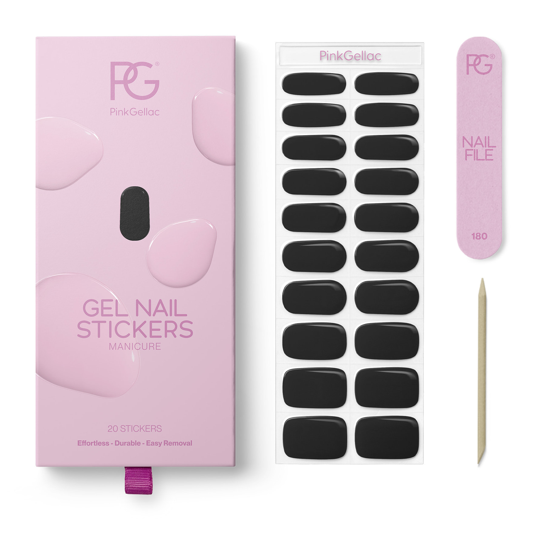Stickers gel - 0024 Jet Black