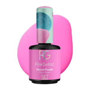 Vernis semi-permanent - 367 Secret Purple - 15 ml
