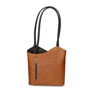 Zaino da donna in vera pelle - Modello Charlotte - 28.0 x 25.0 x 9.0 cm