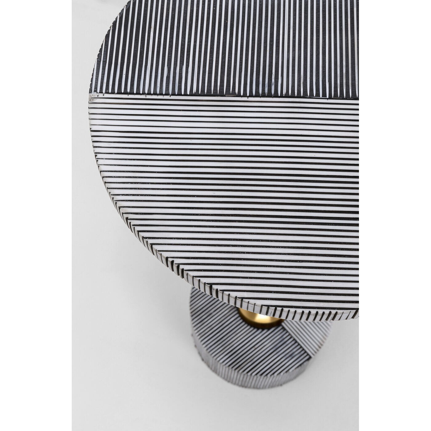 Table d'appoint Domero Double 25cm dorée Kare Design