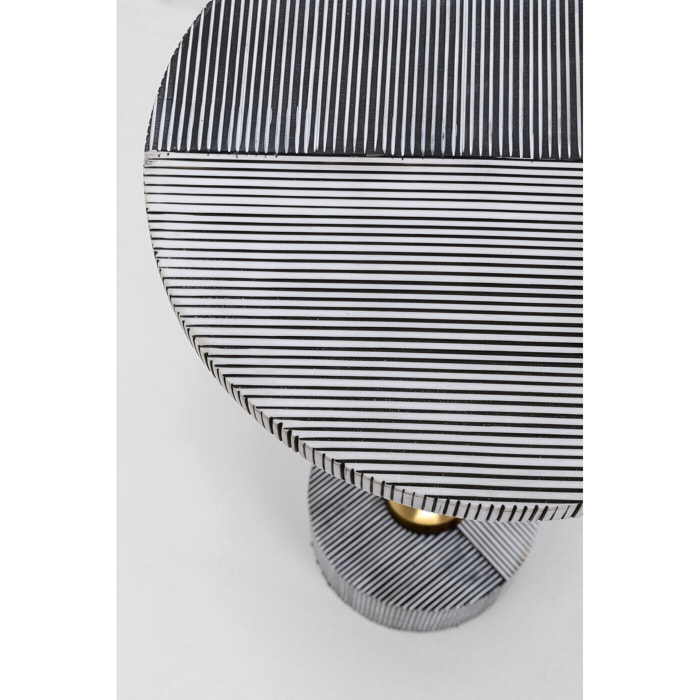 Table d'appoint Domero Double 25cm dorée Kare Design
