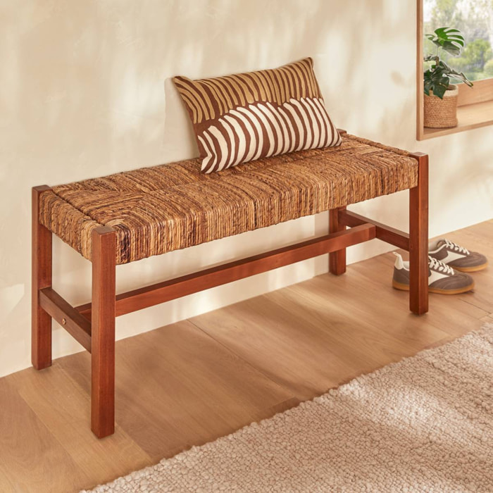 Banc Sidoan marron 102x38cm
