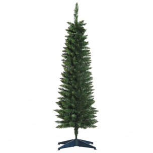 árbol de Navidad Artificial con Soporte 46x150cm Verde