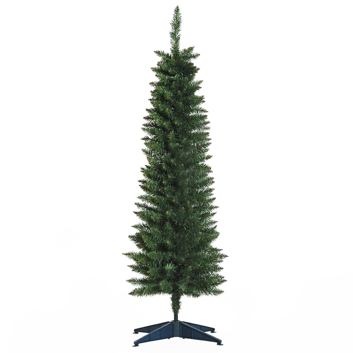 árbol de Navidad Artificial con Soporte 46x150cm Verde