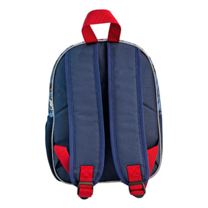 Minecraft Hostile Behaviour Mochila Preescolar 3D. Bolsillo lateral. Espaldera acolchada.