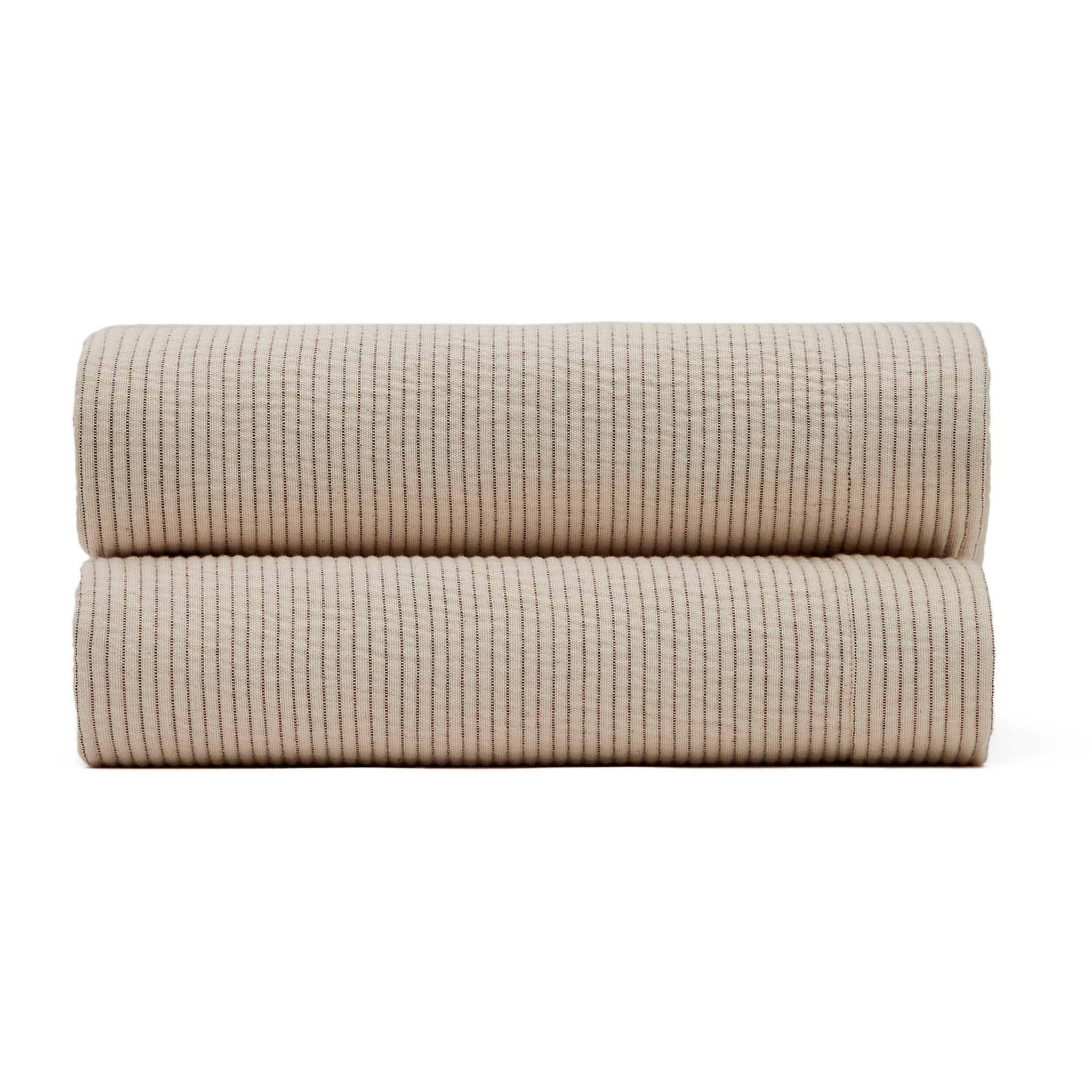 Colcha Bedar 100% algodón beige para cama de 90/135 cm