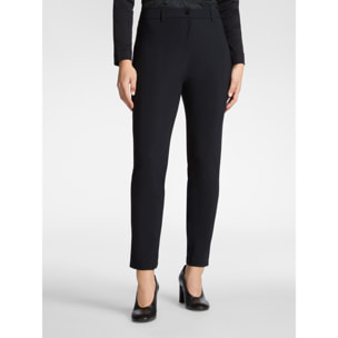 Elena Mirò - Pantaloni chinos in jersey - Nero